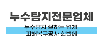 대구 달서구 누수탐지 및 피해복구 전문